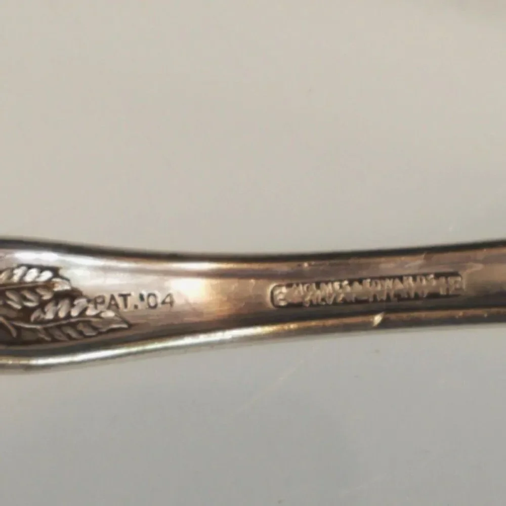 Dolly Madison 1911 Pattern Serving Spoon Silver Inlaid by Holmes & Edwards